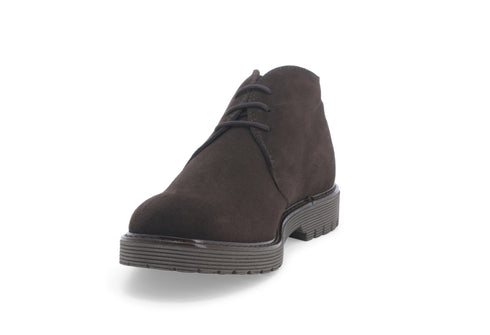 Melluso Uomo Polacchini Camoscio U0550D-227499 Marrone